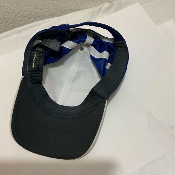 Nike golf hat navy blue green white adjustable - Picture 3 of 9